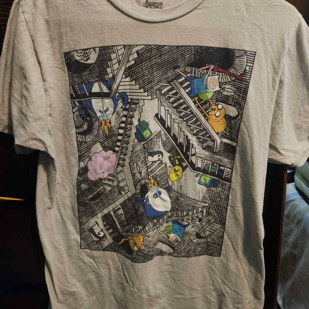 Adventure Time Surreal Character Tee in Cream
